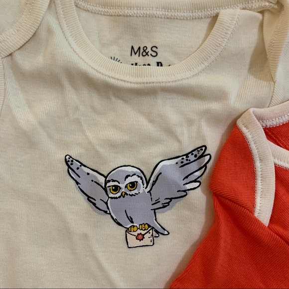 M&S | Three-pack of Harry Potter Onesies - Picture 2 of 5